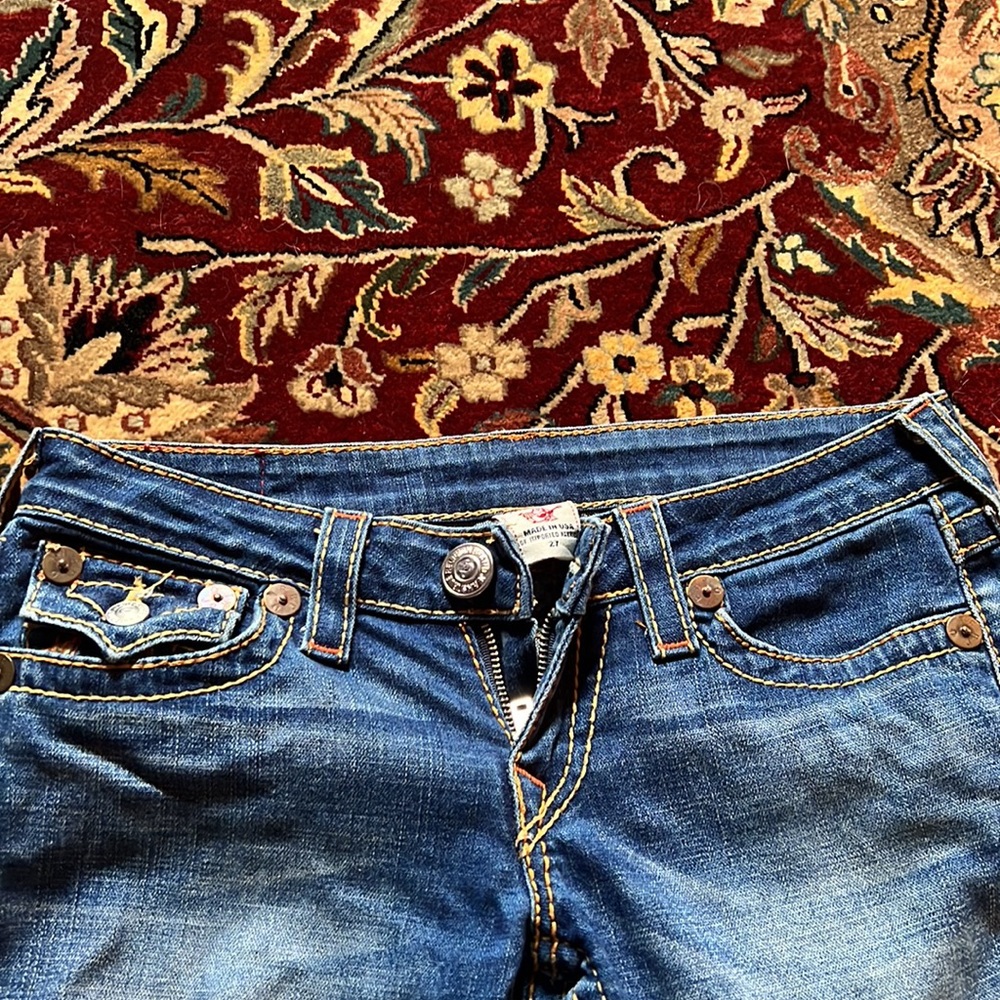 Low Rise, Flare Bottom Jeans - Picture 2 of 5